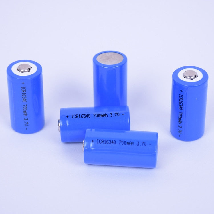 2018 ICR 16340 700 mAh 3.7V Li-ion Rechargeable Battery