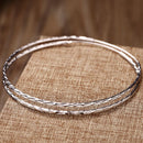 925 sterling silver 2cm-6.5cm Big silver hoop exaggeration earrings Elegant temperament fashion design hoop earrings for women