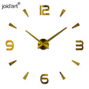 New Diy Wall Clock Acrylic  Clocks Quartz Watch Reloj De Pared Living Room Modern 3d Mirror Stickers Horloge Home Klok