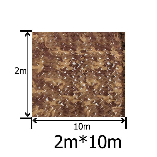 2X3m to 5X10m Outdoor Camping Military Camouflage Nets Woodland Army Camo netting Camping Sun ShelterTent Shade sun shelter