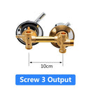 2/3/4/5 Ways Water Outlet Screw Thread Center Distance 10cm 12.5cm Mixing Valve Brass Bathroom Shower Mixer Faucet Tap Cabin