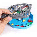 Popping Flying Chess Mini Board Game Traveling Toy for Family Children,Educational Intellectual Development Montessori Toy