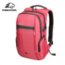 Kingsons 15 "17" Laptop-Rucksack Externe USB-Lade-Computer-Rucksäcke Diebstahlsichere wasserdichte Taschen für Männer und Frauen
