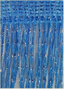 3x2.6m String Curtain Shiny Tassel Line Curtains Window Door Divider Drape Living Room Decor Valance