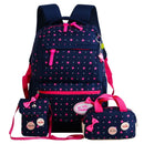 Mochilas escolares para niños, Mochila con estampado para adolescentes y niñas, mochilas escolares, 3 unidades/juego, Mochila de viaje para niños, bolso de hombro bonito
