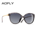 AOFLY BRAND DESIGN 2023 Trending Women Polarized CATEYE Sunglasses Ladies Sun glasses Driving Travel Eyewear Love Temple UV400