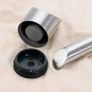 Juego de salero y pimentero para especias con agujeros, herramientas de cocina de acero inoxidable 304 de alta calidad de Leeseph