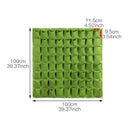 Pflanzbeutel zum Aufhängen, 24 Größen, grün, Pflanzbeutel, Pflanzgefäß, vertikaler Garten, Gemüse, lebende Bonsai-Tasche, Blume, Heimversorgung