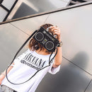 Black Radio Style Shoulder Bag Fashion Box Handbags Women's Purses Party Clutch Bag Crossbody Bag 2021 Pu Leather