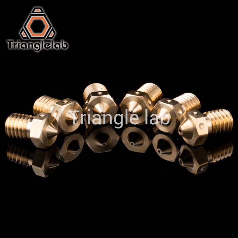 Trianglelab, boquilla V6 de alta calidad para impresoras 3D hotend, 4 unids/lote, boquilla de impresora 3D para extrusora v6 hotend prusa i3 mk3