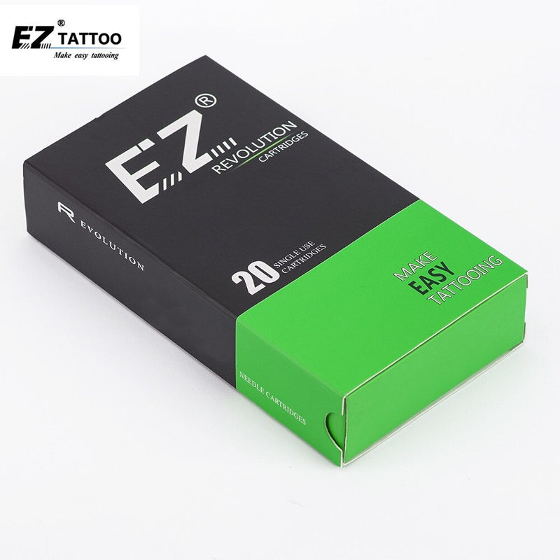 EZ Assorted New Mixed Revolution Tattoo Cartridge Needles  RL RS M1 CM for Cartridge Machine Grips Tattoo Supply 200 Pcs /Lot