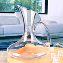 Superior 1900ML Flat Base Red Wine Decanter Handmade Crystal Wine Pourer Premium Water Carafe Thickened Wall