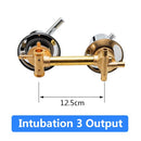 2/3/4/5 Ways Water Outlet Screw Thread Center Distance 10cm 12.5cm Mixing Valve Brass Bathroom Shower Mixer Faucet Tap Cabin