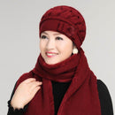 Kagenmo Rabbit Wool Knitted Yarn Hat The Elderly Hat Female Winter Hat Autumn &amp; Winter Female Winter Warm Beret Thermal Fur Cap