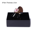 Square Solid Acrylic Display Stand Cabinet Shop Retail Jewellery Watch Art Counter Display Riser Block Clear Black Frosted White