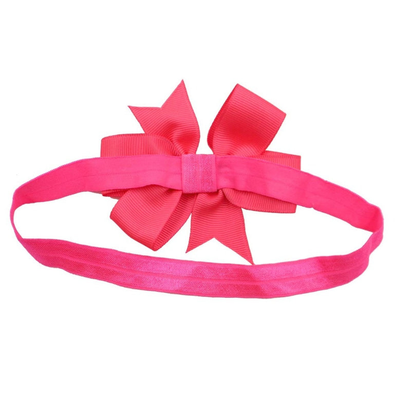 40 Pieces Baby Girls Headbands 3 Inch Grosgrain Ribbon Hair Bows Headbands for Baby Girls Infants Kids and Toddler