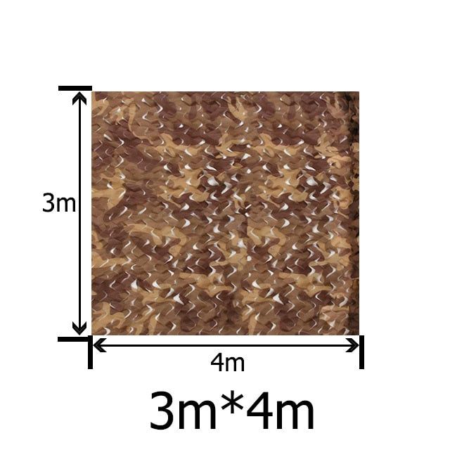 2X3m to 5X10m Outdoor Camping Military Camouflage Nets Woodland Army Camo netting Camping Sun ShelterTent Shade sun shelter