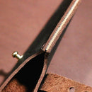 10-18cm Customized handmade manual first layer Crazy horse cowhide Fruit knife sheath, scabbard chef knife cover case