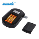GREENWON LCD Digital Breath Alcohol Test Analyzer Breathalyzer Tester Alcoholicity Meter Detector Black