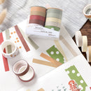 10 Pcs/lot Vintage Grid Stripe Washi Tape Adhesive Tape Diy Scrapbooking Sticker Label Craft Masking Tape Japanese Stationery