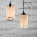 Nordic modern colorful glass bowl pendant lights E27 loft hanging lamps for kitchen living room bedroom restaurant hotel hall
