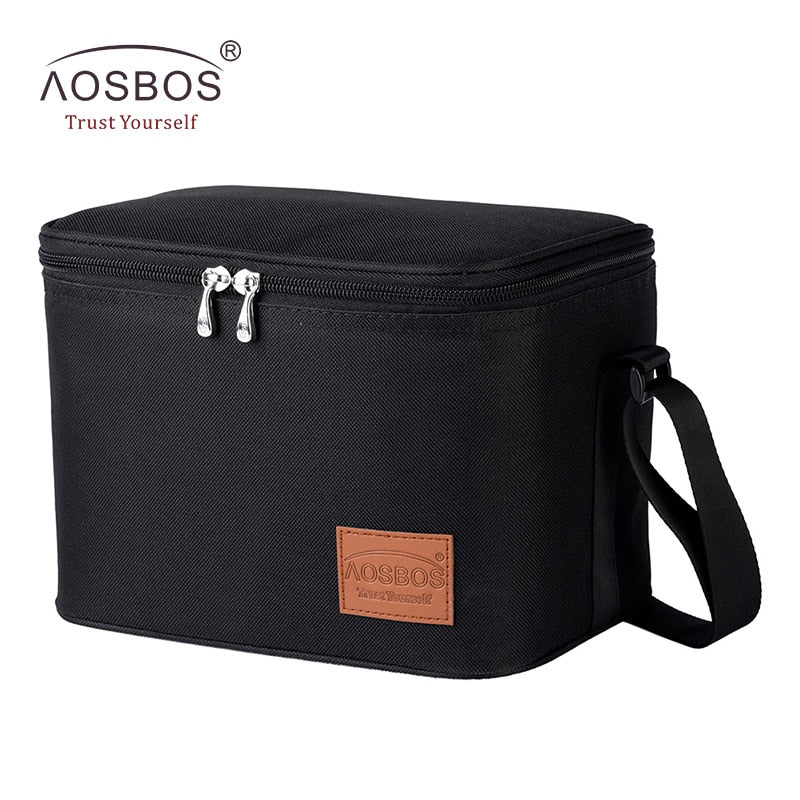 Aosbos, nevera portátil, bolsas de almuerzo con aislamiento de camuflaje, fiambrera térmica, bolsa de Picnic para alimentos, bolsos de mano más frescos para hombres y mujeres