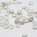 Bead Caps 300Pcs/lot Pick 4 Colors 5Leaf Hollow Flower End Beads Caps 10mm Jewelry Findings Making DIY Jewelry Supplies