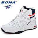 BONA Baskets Homme, zapatos de baloncesto para hombre, zapatos de hombre con división de vaca, zapatos deportivos altos planos para exteriores, Zapatillas para hombre, Zapatillas cómodas