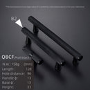 Dooroom Brass Furniture Handles Knurling Gold Black Modern Wardrobe Cabinet Dresser Cupboard Drawer Pulls Knobs bar Knurled