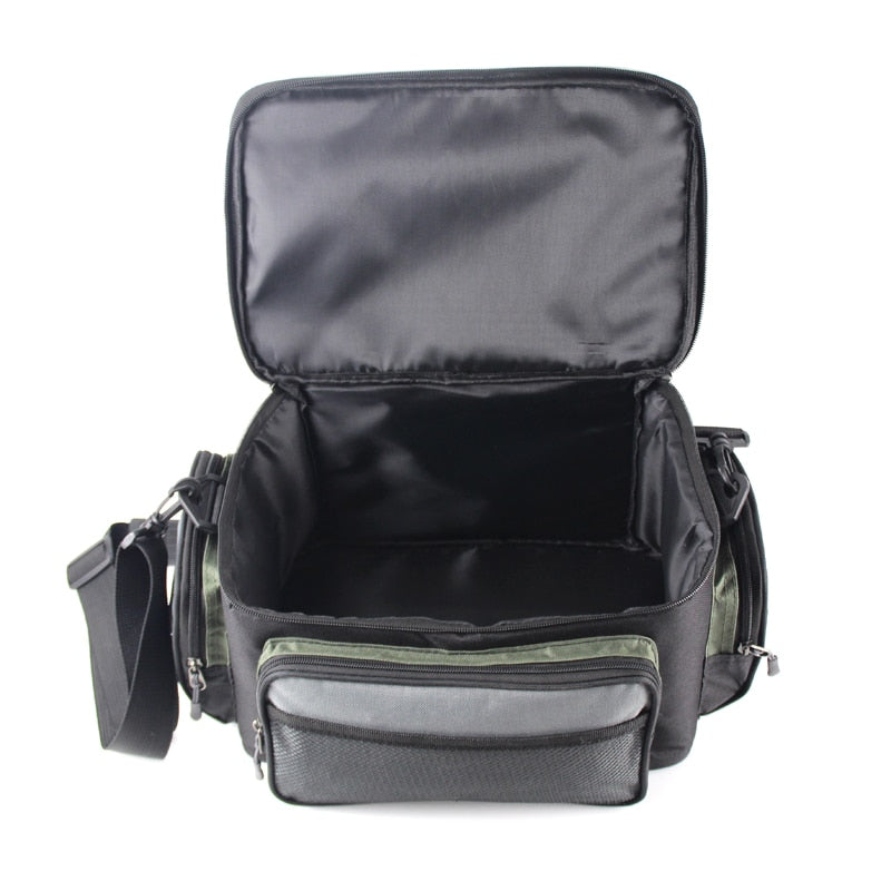 Multifunctional Fishing Bag Oxford Fishing Reel Lure Gear Storage Case Outdoor Carp Fishing Tackle Shoulder Crossbody Bags PJ139