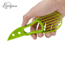 LMETJMA 3 in 1 Avocado Slicer PP Avocado Slicer and Pitter Avocado Peeler Cutter Skinner and Corer Fruit Tools KC0128