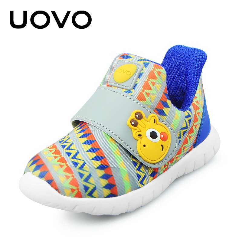 UOVO Baby-Kleinkind-Freizeitschuhe, Jungen, Mädchen, Frühling, atmungsaktiv, kleine Kinderschuhe, Klettverschluss, Größe Nr. 22–30