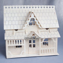 Casa de muñecas en miniatura de montaje de madera para muñecas, mini juegos de muebles, casa de muñecas DIY, juego de simulación, juguetes de rompecabezas para niños, niñas y niños