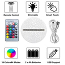 3D Sport Series Night Light LED Table Lamp Remote Sneakers Football Lampe 16 Colors Illusion Luminaria Kids Baby Birthday Gifts