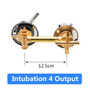 2/3/4/5 Ways Water Outlet Screw Thread Center Distance 10cm 12.5cm Mixing Valve Brass Bathroom Shower Mixer Faucet Tap Cabin
