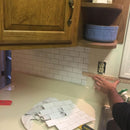 Decoración del hogar Subway Off White Papel tapiz autoadhesivo 3D Peel and Stick Azulejos de pared para cocina y baño Backsplash