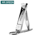 MR.GREEN ultradünner faltbarer Hand-Zehennagel-Knipser-Schneider-Trimmer-rostfreier Schlüsselanhänger Großhandelsqualitäts-Maniküre-Nagelwerkzeuge