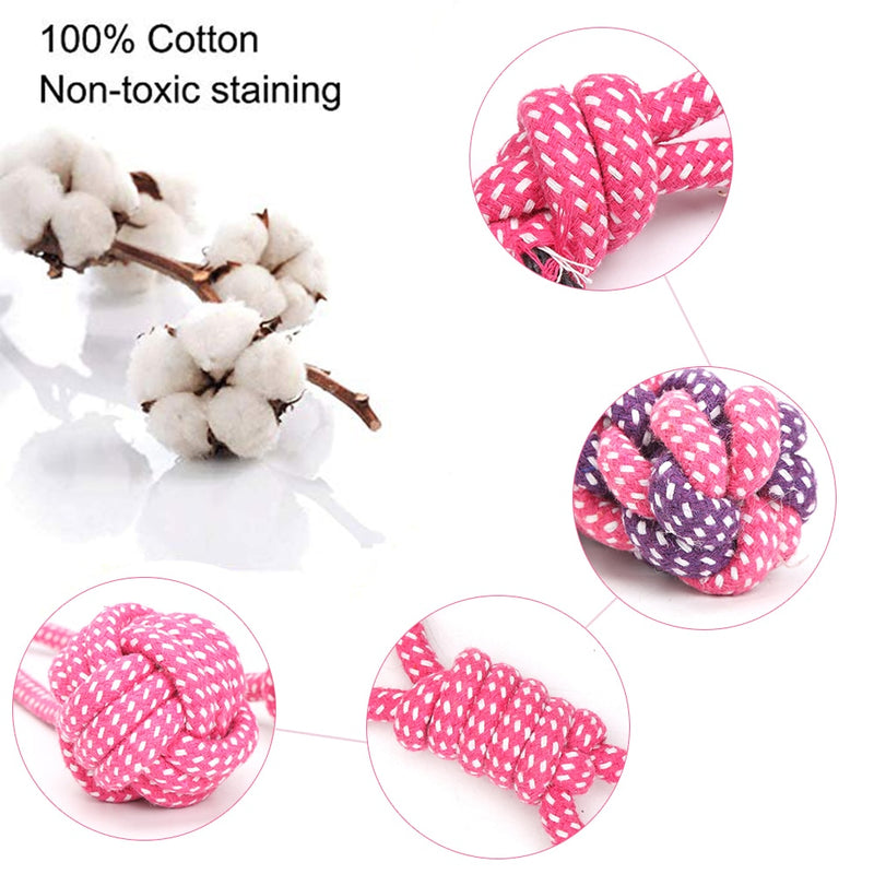 Cotton Rope Dog Interactive Toy  for Large Small Dogs Outdoor Teeth Clean Durable Dog Chew Ball Toys Labrador Juguete para Perro