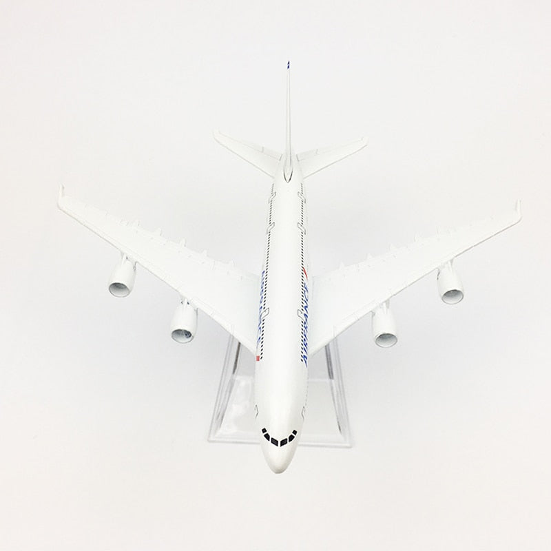 Kostenloser Versand Air France Flugzeugmodell Airbus A380 Flugzeug 16CM Metalllegierung Druckguss 1:400 Flugzeugmodell Spielzeug für Kinder