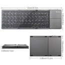 Folding Bluetooth Keyboard Wireless Klavye English/Russian/Spanish/Arabic/Hebrew/Portugues for IOS/Android/Windows ipad Tablet