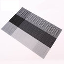 WHQ 4PCS 40x30cm Placemats PVC Dining Table Mat Disc Bowl Pads Coasters Waterproof Table Cloth Pad Modern Non-slip Pad