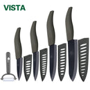 Knives set Ceramic Knife set 3 4 5 6 inch Zirconia Ceramic Black and white Blade Cooking Paring Fruit Chef Knives