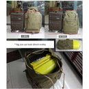 Bolsa militar de 60L y 80L para hombre, mochila táctica, bolsa militar de lona, ​​bolsa grande de viaje para acampar, senderismo, montañismo, bolsa de deporte al aire libre XA106D