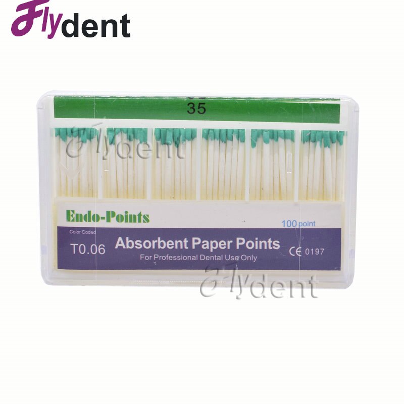Dental 0.06 taper Absorbent Paper Points 1packs 15-40