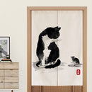 Japanese Style kitchen door curtain fabric screen bedroom restaurant toilet decorative hanging curtain