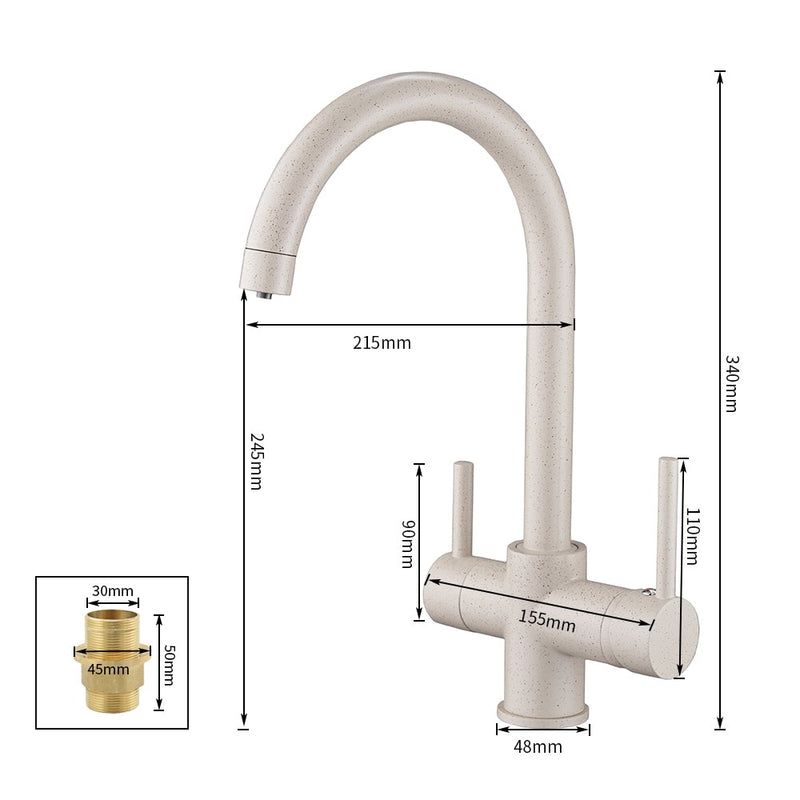 Kitchen Faucets Waterfilter Taps Kitchen Faucets Mixer Drinking Water Filter Faucet Kitchen Sink Tap Water Tap WF-0180