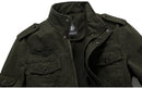 Chaqueta militar de talla grande 5XL 6XL para hombre, chaqueta de piloto de algodón de otoño, chaqueta Bomber para hombre del ejército, chaqueta de invierno de vuelo de carga para hombre