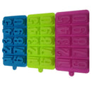 1 STÜCK Silikon Zahlen Schokoladenform Kekse Kalte 3D Digitale Form Fondant Kuchen Backen Gelee Süßigkeiten Gebäck DIY Dekorationswerkzeuge