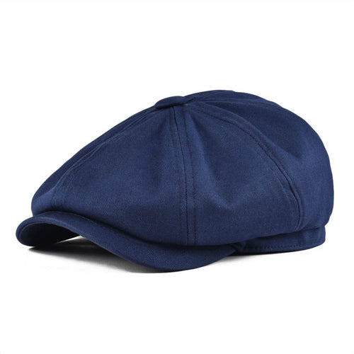 BOTVELA Newsboy Cap Herren Twill-Baumwollmütze 8-Panel Mütze Baker Caps Retro Gatsby Hüte Lässige Markenmütze Cabbie Apple Baskenmütze für Herren