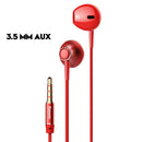 Baseus 6D Stereo In-ear Earphone Headphones Wired Control Bass Sound Earbuds for 3.5mm Earphones